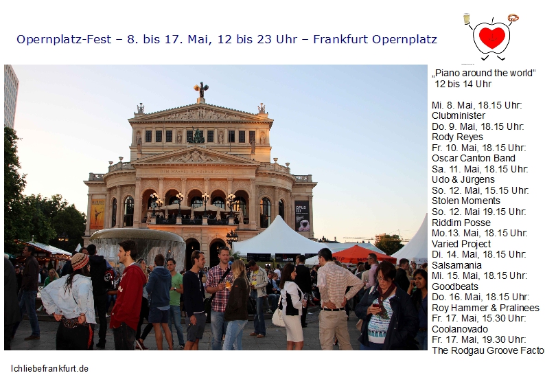  Opernplatzfest - 8. bis 17. Mai 2024.< > Fotos siehe:  Veranstaltungen< > 